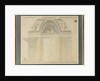 Study for the decoration of the throne at the Palais des Tuileries, 1806 by Charles Percier