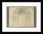 Study for the decoration of the throne at the Palais des Tuileries, 1806 by Charles Percier