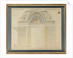 Study for the decoration of the throne at the Palais des Tuileries, 1806 by Charles Percier