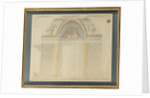 Study for the decoration of the throne at the Palais des Tuileries, 1806 by Charles Percier