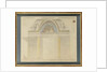 Study for the decoration of the throne at the Palais des Tuileries, 1806 by Charles Percier