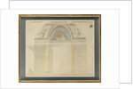 Study for the decoration of the throne at the Palais des Tuileries, 1806 by Charles Percier