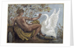 Leda and the Swan, 1834 by Ferdinand Victor Eugene Delacroix