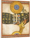 The Redeemer. Miniature from Liber Scivias by Hildegard of Bingen, c.1175 by German School