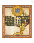The Redeemer. Miniature from Liber Scivias by Hildegard of Bingen, c.1175 by German School