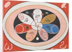 Evolution, No. 15, Group IV, The Seven-pointed Stars, 1908 by Hilma af Klint