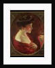Woman with Japanese Lantern by James Carroll Beckwith