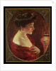 Woman with Japanese Lantern by James Carroll Beckwith