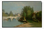 Pont du Carrousel, 1895 by John Joseph Enneking