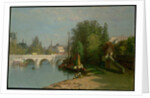 Pont du Carrousel, 1895 by John Joseph Enneking