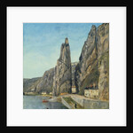 The Rock at Bayard, Dinant, Belgium, c.1856 by Gustave Courbet