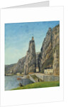 The Rock at Bayard, Dinant, Belgium, c.1856 by Gustave Courbet
