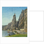 The Rock at Bayard, Dinant, Belgium, c.1856 by Gustave Courbet