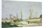 No.1534 A Village Road, Oiseme, 1888 by Henri-Joseph Harpignies