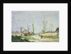 No.1534 A Village Road, Oiseme, 1888 by Henri-Joseph Harpignies