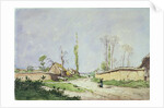 No.1534 A Village Road, Oiseme, 1888 by Henri-Joseph Harpignies