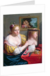 Girl with a Mirror, an Allegory of Profane Love, 1627 by Paulus Moreelse