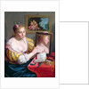 Girl with a Mirror, an Allegory of Profane Love, 1627 by Paulus Moreelse