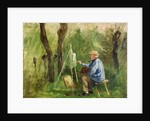 Corot at his Easel, Crecy-en-Brie, 1874 by Eugene Decan