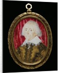 Portrait miniature of an unknown man, 1640 by Lawrence Hilliard