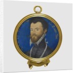 Portrait miniature of an unknown man, 1572 by Nicholas Hilliard