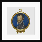 Portrait miniature of an unknown man, 1572 by Nicholas Hilliard