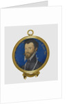 Portrait miniature of an unknown man, 1572 by Nicholas Hilliard