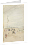 Grey and Pearl: Bank Holiday Banners, 1883-84 by James Abbott McNeill Whistler