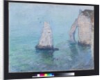 The Rock Needle and the Porte d'Aval, c.1885 by Claude Monet