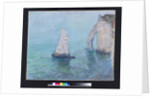 The Rock Needle and the Porte d'Aval, c.1885 by Claude Monet
