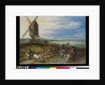 Landscape with mill and carts, c.1611 by Jan the Elder Brueghel