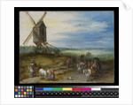 Landscape with mill and carts, c.1611 by Jan the Elder Brueghel