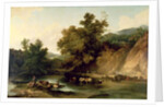 The River Wye at Tintern Abbey, 1805 by Philip James de (1740-1812) Loutherbourg