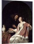 Dutch Courtship, 1675 by Frans van Mieris