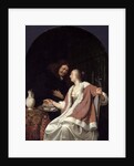 Dutch Courtship, 1675 by Frans van Mieris