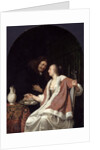 Dutch Courtship, 1675 by Frans van Mieris
