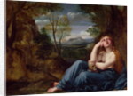 Mary Magdalene in a Landscape, c.1599 by Annibale Carracci