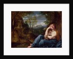 Mary Magdalene in a Landscape, c.1599 by Annibale Carracci