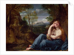 Mary Magdalene in a Landscape, c.1599 by Annibale Carracci