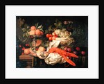 Still Life with Lobster, 1660 by Joris van Son