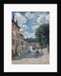 A Street, possibly in Port-Marly, 1876 by Alfred Sisley