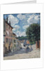 A Street, possibly in Port-Marly, 1876 by Alfred Sisley