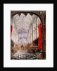 Interior of King's College Chapel, 1843 by Joseph Murray Ince