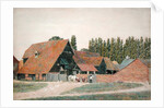 Farm Buildings, Dorchester, Oxfordshire by George Price Boyce