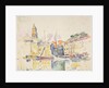 French Port of St. Tropez, 1914 by Paul Signac