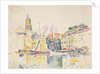 French Port of St. Tropez, 1914 by Paul Signac
