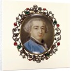 Portrait miniature of Richard Milles, c.1758 by Pompeo Girolamo Batoni
