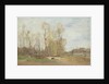 Auvers-sur-Oise: Daubigny's pond, c.1855 by Jean Baptiste Camille Corot