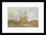 Auvers-sur-Oise: Daubigny's pond, c.1855 by Jean Baptiste Camille Corot