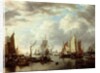 Shipping before Dordrecht, 1651 by Simon Jacobsz. Vlieger